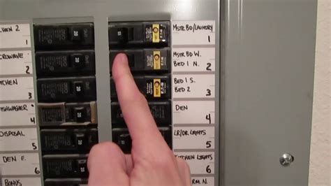 trip a circuit breaker by hand